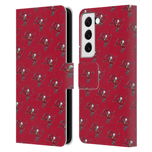 NFL Tampa Bay Buccaneers Artwork Patterns Leather Book Wallet Case Cover For Samsung Galaxy S22 5G