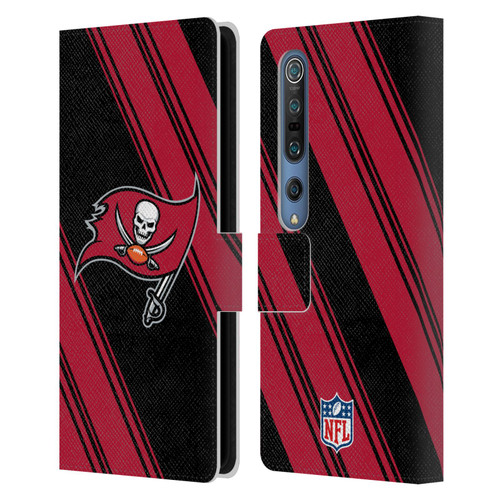 NFL Tampa Bay Buccaneers Artwork Stripes Leather Book Wallet Case Cover For Xiaomi Mi 10 5G / Mi 10 Pro 5G