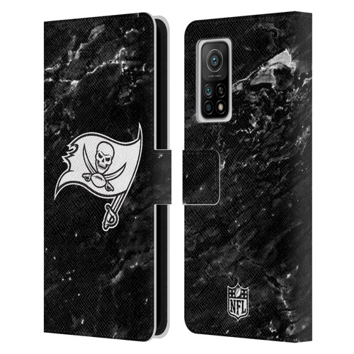 NFL Tampa Bay Buccaneers Artwork Marble Leather Book Wallet Case Cover For Xiaomi Mi 10T 5G