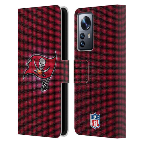 NFL Tampa Bay Buccaneers Artwork LED Leather Book Wallet Case Cover For Xiaomi 12 Pro