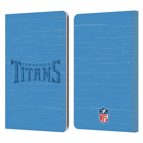 NFL Tennessee Titans Logo Distressed Look Leather Book Wallet Case Cover For Amazon Kindle Paperwhite 1 / 2 / 3