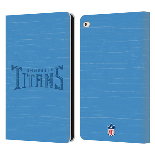 NFL Tennessee Titans Logo Distressed Look Leather Book Wallet Case Cover For Apple iPad Air 2 (2014)