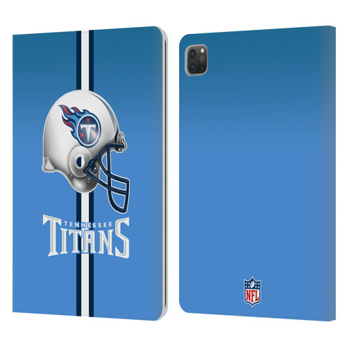 NFL Tennessee Titans Logo Helmet Leather Book Wallet Case Cover For Apple iPad Pro 11 2020 / 2021 / 2022