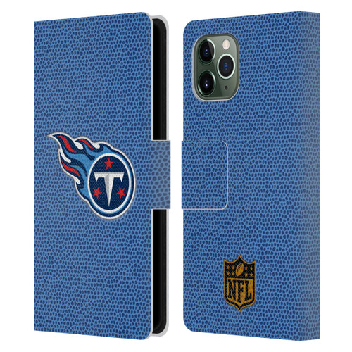 NFL Tennessee Titans Logo Football Leather Book Wallet Case Cover For Apple iPhone 11 Pro