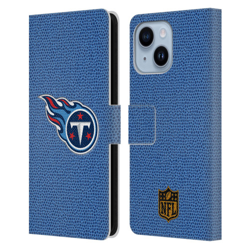 NFL Tennessee Titans Logo Football Leather Book Wallet Case Cover For Apple iPhone 14 Plus
