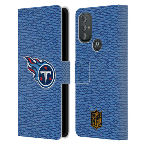 NFL Tennessee Titans Logo Football Leather Book Wallet Case Cover For Motorola Moto G10 / Moto G20 / Moto G30
