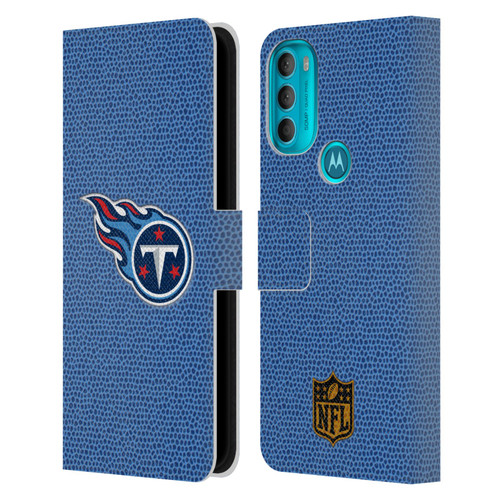 NFL Tennessee Titans Logo Football Leather Book Wallet Case Cover For Motorola Moto G71 5G