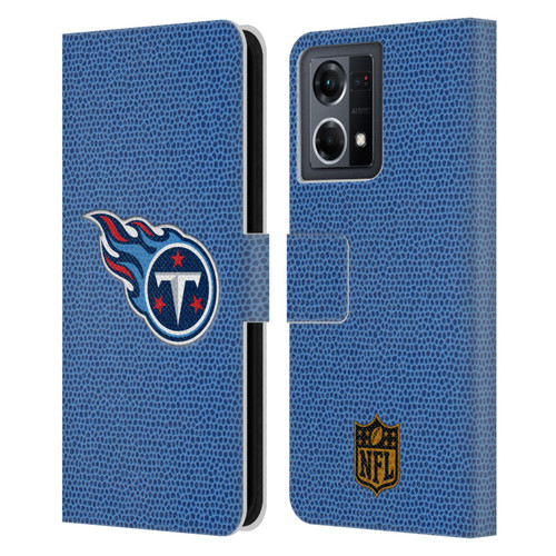 NFL Tennessee Titans Logo Football Leather Book Wallet Case Cover For OPPO Reno8 4G