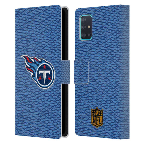 NFL Tennessee Titans Logo Football Leather Book Wallet Case Cover For Samsung Galaxy A51 (2019)