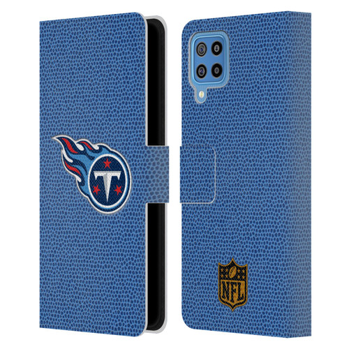 NFL Tennessee Titans Logo Football Leather Book Wallet Case Cover For Samsung Galaxy F22 (2021)