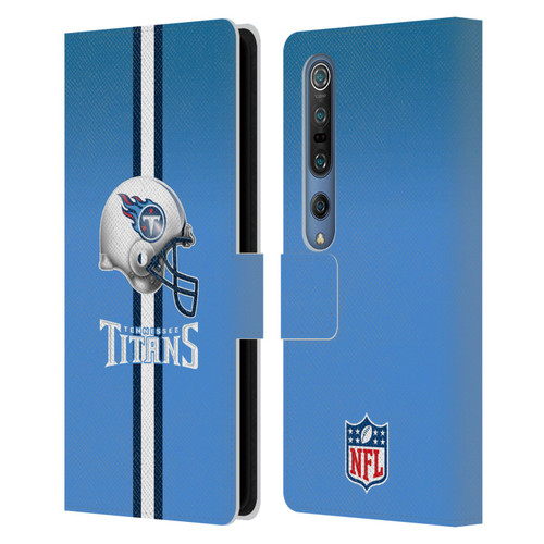 NFL Tennessee Titans Logo Helmet Leather Book Wallet Case Cover For Xiaomi Mi 10 5G / Mi 10 Pro 5G