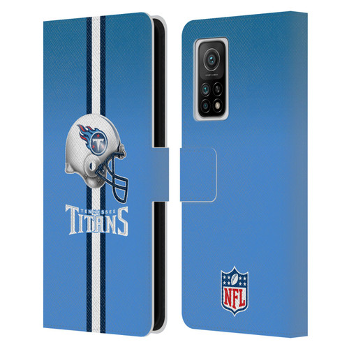 NFL Tennessee Titans Logo Helmet Leather Book Wallet Case Cover For Xiaomi Mi 10T 5G