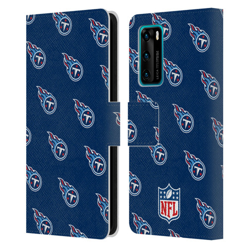 NFL Tennessee Titans Artwork Patterns Leather Book Wallet Case Cover For Huawei P40 5G