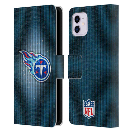 NFL Tennessee Titans Artwork LED Leather Book Wallet Case Cover For Apple iPhone 11
