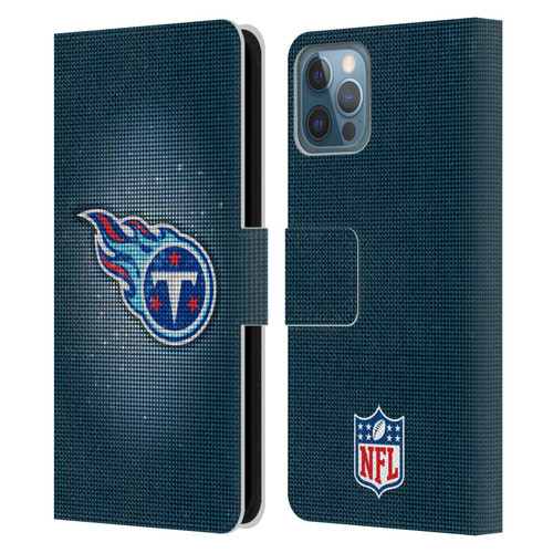 NFL Tennessee Titans Artwork LED Leather Book Wallet Case Cover For Apple iPhone 12 / iPhone 12 Pro