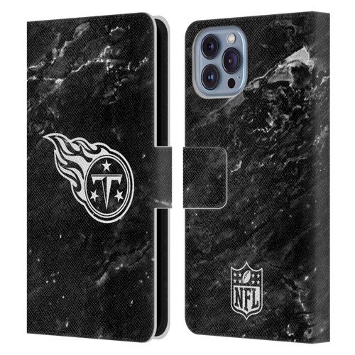 NFL Tennessee Titans Artwork Marble Leather Book Wallet Case Cover For Apple iPhone 14
