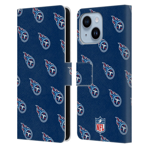 NFL Tennessee Titans Artwork Patterns Leather Book Wallet Case Cover For Apple iPhone 14 Plus