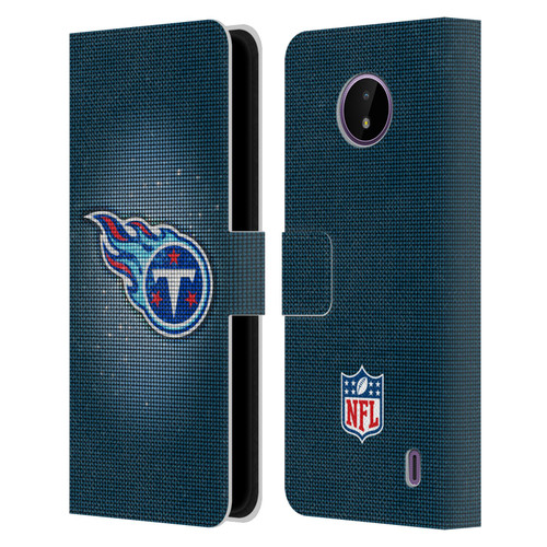 NFL Tennessee Titans Artwork LED Leather Book Wallet Case Cover For Nokia C10 / C20