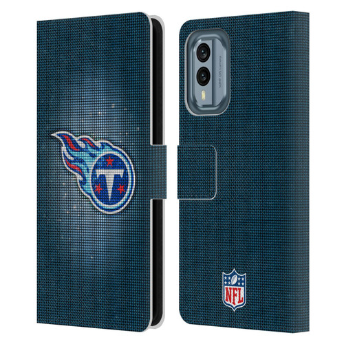 NFL Tennessee Titans Artwork LED Leather Book Wallet Case Cover For Nokia X30