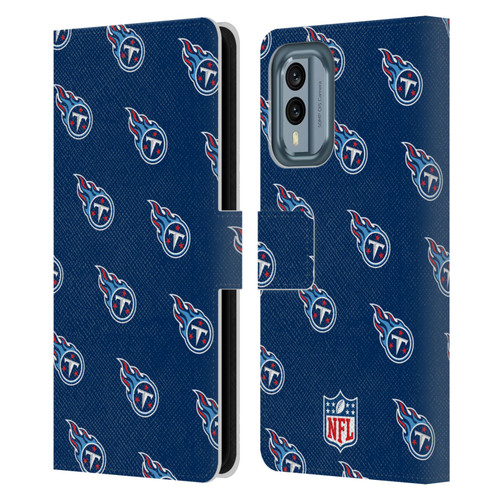 NFL Tennessee Titans Artwork Patterns Leather Book Wallet Case Cover For Nokia X30