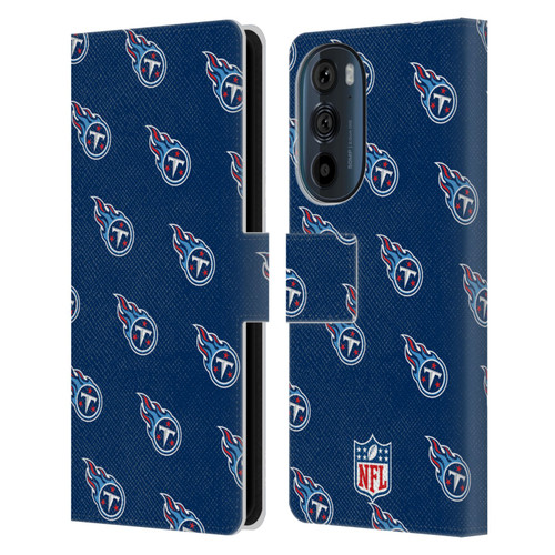 NFL Tennessee Titans Artwork Patterns Leather Book Wallet Case Cover For Motorola Edge 30