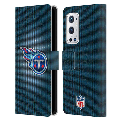 NFL Tennessee Titans Artwork LED Leather Book Wallet Case Cover For OnePlus 9 Pro