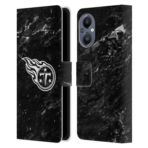 NFL Tennessee Titans Artwork Marble Leather Book Wallet Case Cover For OnePlus Nord N20 5G