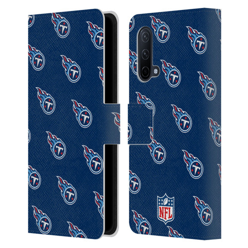 NFL Tennessee Titans Artwork Patterns Leather Book Wallet Case Cover For OnePlus Nord CE 5G