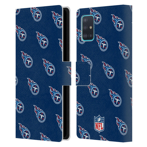 NFL Tennessee Titans Artwork Patterns Leather Book Wallet Case Cover For Samsung Galaxy A51 (2019)