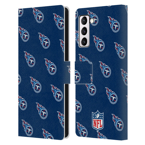 NFL Tennessee Titans Artwork Patterns Leather Book Wallet Case Cover For Samsung Galaxy S21+ 5G