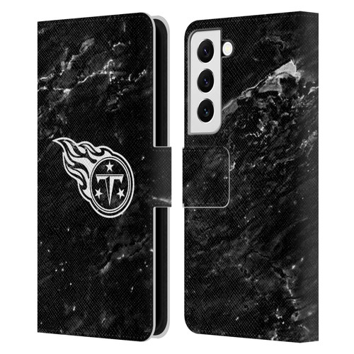 NFL Tennessee Titans Artwork Marble Leather Book Wallet Case Cover For Samsung Galaxy S22 5G