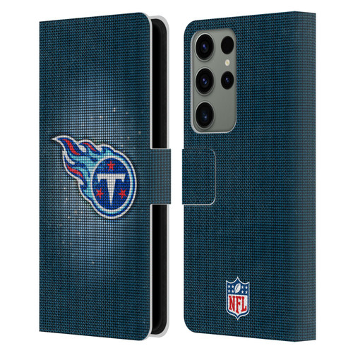 NFL Tennessee Titans Artwork LED Leather Book Wallet Case Cover For Samsung Galaxy S23 Ultra 5G