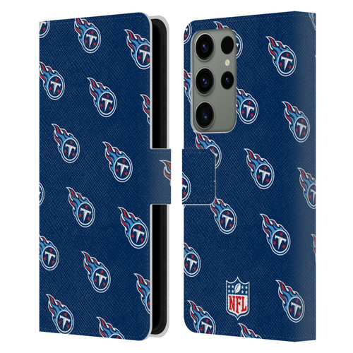 NFL Tennessee Titans Artwork Patterns Leather Book Wallet Case Cover For Samsung Galaxy S23 Ultra 5G