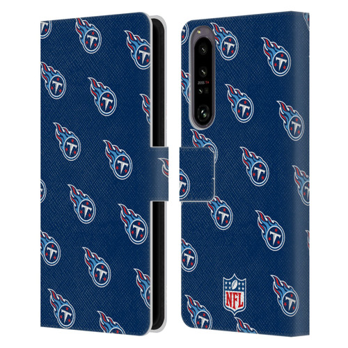 NFL Tennessee Titans Artwork Patterns Leather Book Wallet Case Cover For Sony Xperia 1 IV