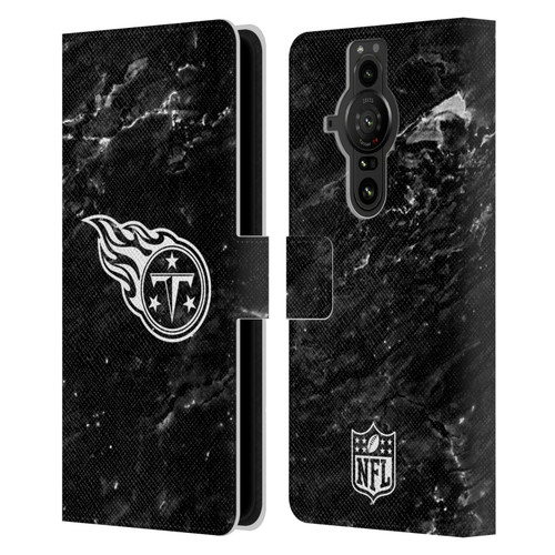NFL Tennessee Titans Artwork Marble Leather Book Wallet Case Cover For Sony Xperia Pro-I