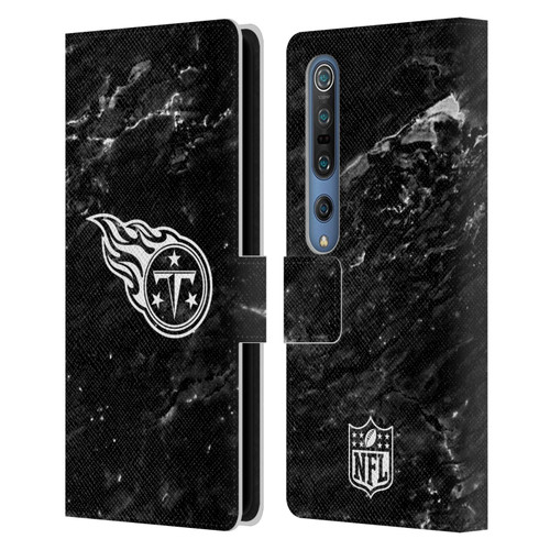 NFL Tennessee Titans Artwork Marble Leather Book Wallet Case Cover For Xiaomi Mi 10 5G / Mi 10 Pro 5G