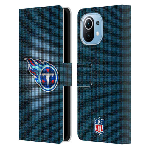NFL Tennessee Titans Artwork LED Leather Book Wallet Case Cover For Xiaomi Mi 11