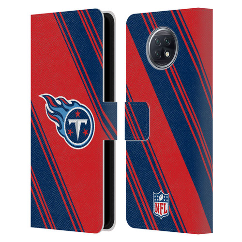NFL Tennessee Titans Artwork Stripes Leather Book Wallet Case Cover For Xiaomi Redmi Note 9T 5G