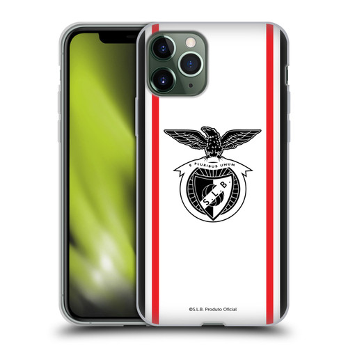S.L. Benfica 2021/22 Crest Kit Away Soft Gel Case for Apple iPhone 11 Pro