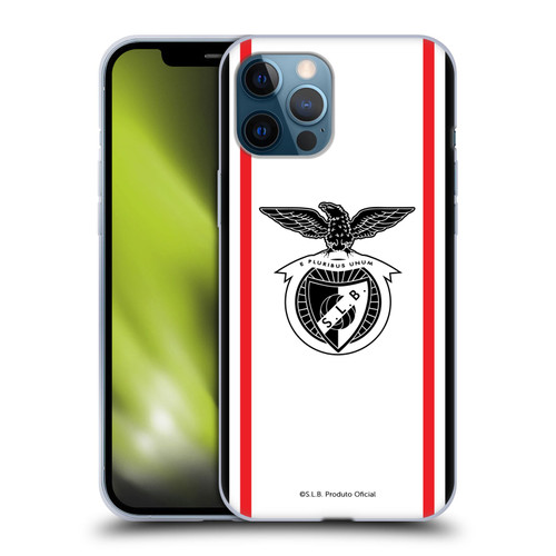 S.L. Benfica 2021/22 Crest Kit Away Soft Gel Case for Apple iPhone 12 Pro Max