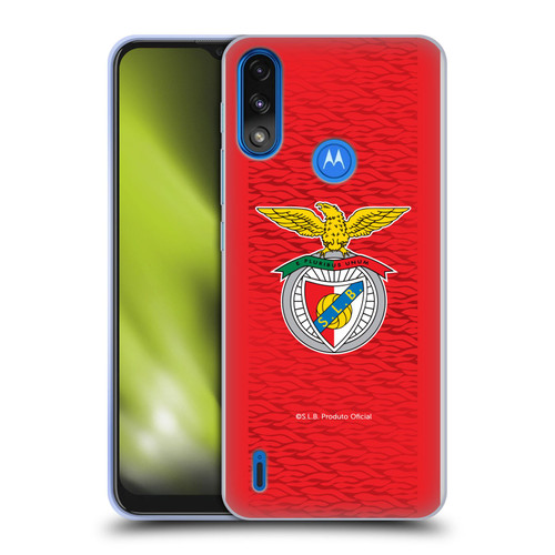 S.L. Benfica 2021/22 Crest Kit Home Soft Gel Case for Motorola Moto E7 Power / Moto E7i Power