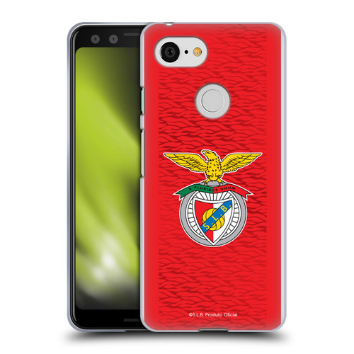 S.L. Benfica 2021/22 Crest Kit Home Soft Gel Case for Google Pixel 3
