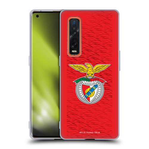 S.L. Benfica 2021/22 Crest Kit Home Soft Gel Case for OPPO Find X2 Pro 5G