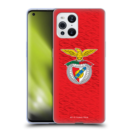 S.L. Benfica 2021/22 Crest Kit Home Soft Gel Case for OPPO Find X3 / Pro
