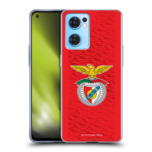 S.L. Benfica 2021/22 Crest Kit Home Soft Gel Case for OPPO Reno7 5G / Find X5 Lite