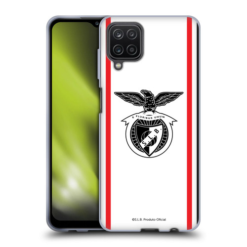 S.L. Benfica 2021/22 Crest Kit Away Soft Gel Case for Samsung Galaxy A12 (2020)