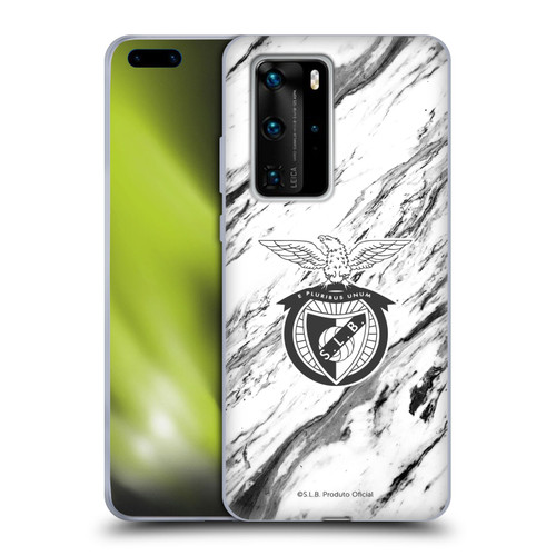 S.L. Benfica 2021/22 Crest Marble Soft Gel Case for Huawei P40 Pro / P40 Pro Plus 5G