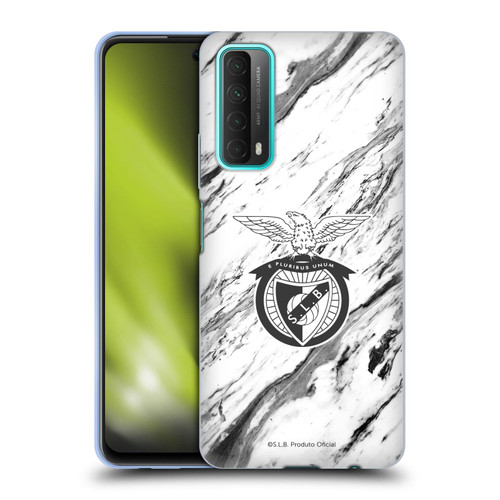 S.L. Benfica 2021/22 Crest Marble Soft Gel Case for Huawei P Smart (2021)