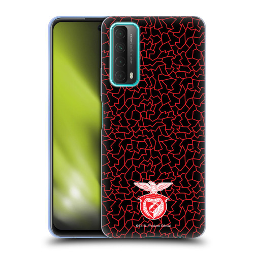 S.L. Benfica 2021/22 Crest Mosaic Pattern Soft Gel Case for Huawei P Smart (2021)