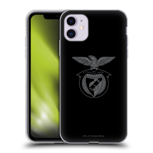 S.L. Benfica 2021/22 Crest Black Soft Gel Case for Apple iPhone 11